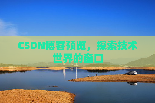 CSDN博客预览,探索技术世界的窗口